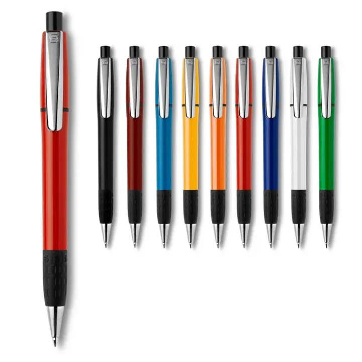Ball pen Semyr Grip hardcolour - LT87535 (gadzety reklamowe)